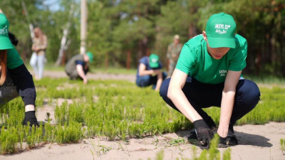 Молодежь помогает области стать чище и красивее: открыт двадцатый сезон "Жасыл ел"